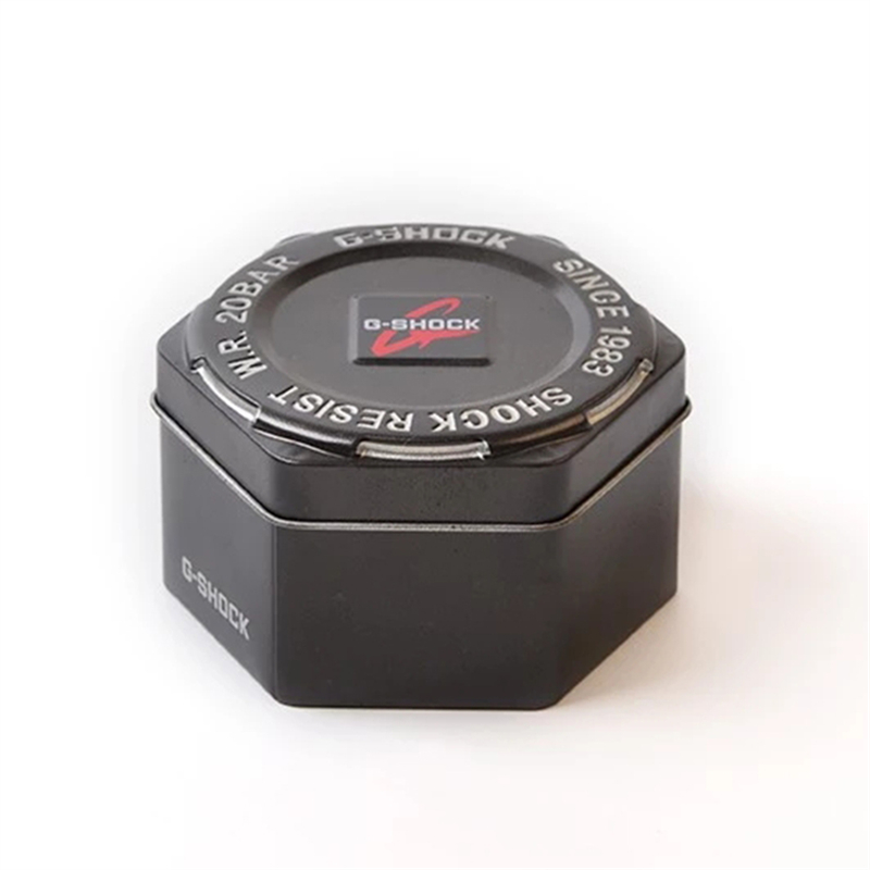 Black Hexagon Fossil Watch Tin Box Factory | tin manufacturers